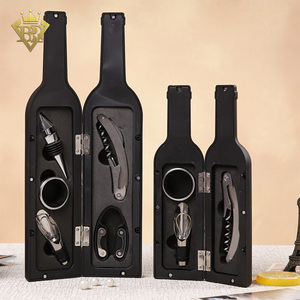 Bộ Quà Tặng Phụ Kiện Rượu Vang Dụng Cụ Mở Nắp Chai Màu Đỏ - Product Image 5
