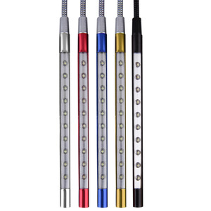 NUEVO Material metálico Lámpara de luz LED USB 10LED Luces de lectura de libros flexibles para Notebook Laptop PC Computadora 6 colores - Product Image 4