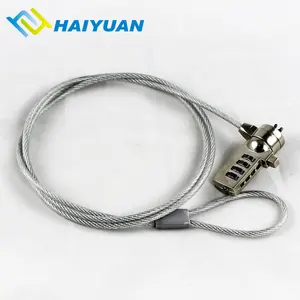 Flexible Mechanical Notebook Cable Computer Security Coded Lock Laptop Security Lock Cable Anti-theft Chain