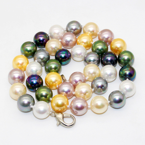 Gioielli di moda glamour 10-15mm grande collana di perline di perle di conchiglia di ostriche dona un <span class=keywords><strong>regalo</strong></span> a sorpresa <span class=keywords><strong>alla</strong></span> <span class=keywords><strong>moglie</strong></span> - Product Image 4