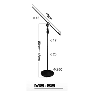 MS-85 thiết kế mới phổ biến sân khấu <span class=keywords><strong>Microphone</strong></span> đứng để bán - Product Image 2