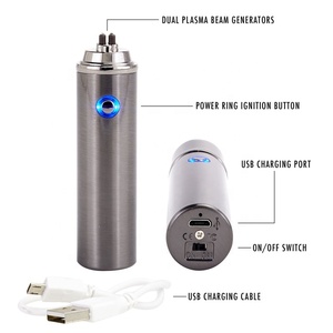 FR-P01 Double Électrique Impulsions Plasma USB Arc e Léger Coupe-Vent Sans Flamme Rechargeable Portable Meilleur Pour Cigare Feu D'artifice - Product Image 5