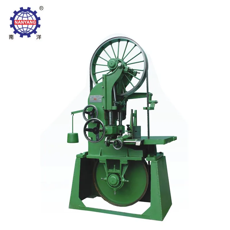 Vertical wood cutting saw machine band saw mill