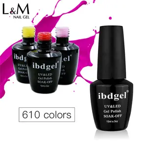 L&M 630 colors Private Label Wholesale nails uv gel polish color chart for choice OEM/Supplier