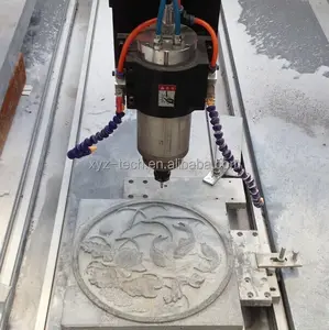 Granit cnc taş yönlendirici/mermer granit gravür makinesi CNC router taş makineleri