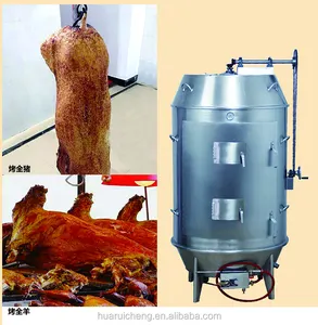 Hotel restaurant heavy duty stainless steel pig roasting equipment