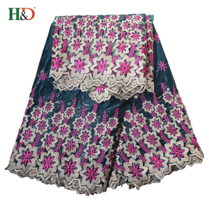 H & D mayor 5 + <span class=keywords><strong>2</strong></span> rebordeó la tela textil Bazin riche getzner con mejor calidad - Product Image 5