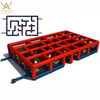 Laberinto Inflable Portátil para Patio de Juegos, Tienda de Campaña Inflable con Forma de Cabaña, Imprimible en Diferentes Colores