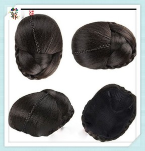 <span class=keywords><strong>Moño</strong></span> sintético europeo para mujer, <span class=keywords><strong>postizo</strong></span> <span class=keywords><strong>con</strong></span> peine, HPC-0169 - Product Image 2