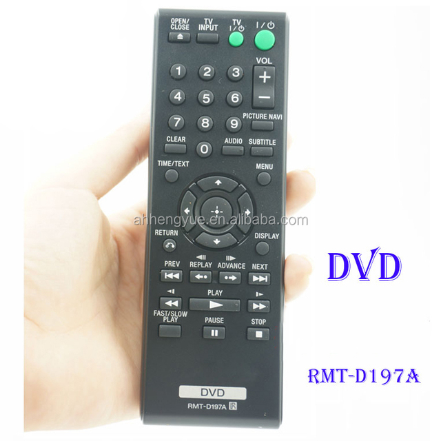 Wholesale Remote Control RMT-D197A for SONY DVP-SR320 DVP-SR210PB DVD Player Remote Control