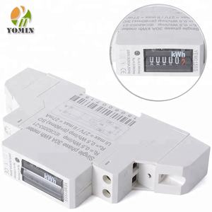 มิเตอร์วัดพลังงานไฟฟ้าแบบเฟสเดียว 127V/230V 5(30)A พร้อมสัญญาณพัลส์ จอแสดงผลแบบอนาล็อก ติดตั้งบนราง Din แบบสองสาย - Product Image 2