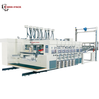 Máquina Ranuradora Impresora de Cartón Corrugado Totalmente Automática HRB-PACK