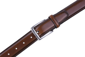 <span class=keywords><strong>Cinture</strong></span> Casual Classiche Personalizzate Fatte a Mano <span class=keywords><strong>in</strong></span> Vera <span class=keywords><strong>Pelle</strong></span> di Vacchetta 100% con Fibbia a Perno - Product Image 3