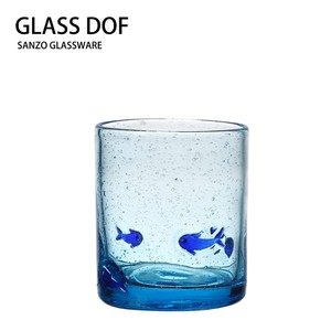 conjunto 14105 sanzo personalizado fabricante de vidrio de tiro de vidrio de vino juego de vidrio azul con diseño de peces - Product Image 6