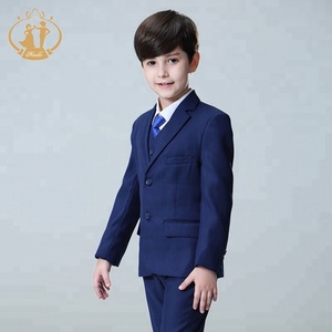 Frais de port Peuvent Être Discutés NOUVELLE ARRIVÉE! 2020 agile Classique Solide Bleu Garçons Costume De Mariage