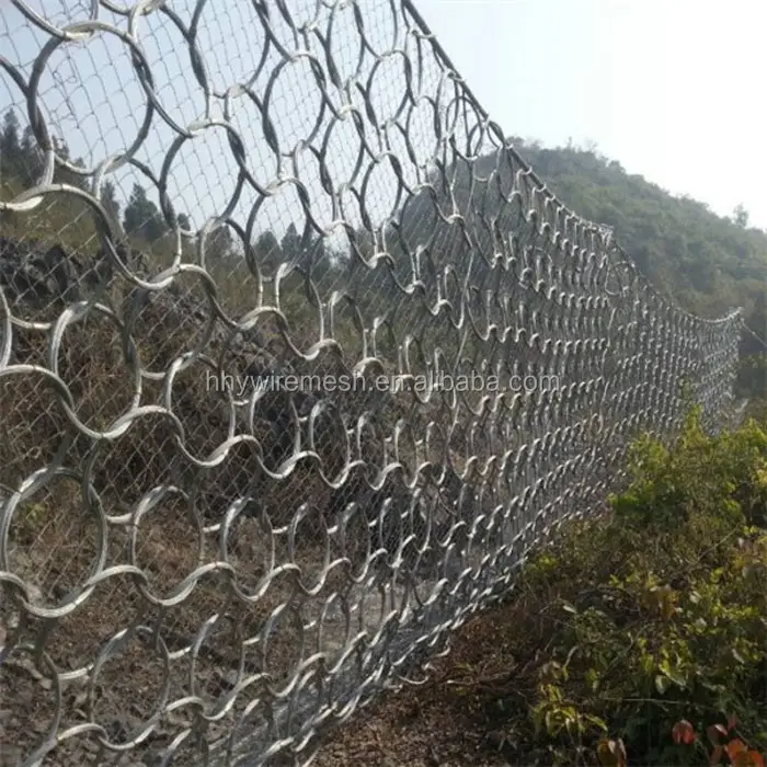 Flexibele helling bescherming netto/helling bescherming netting/Bescherming Rock Fall Netting