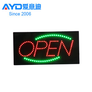 NOI Prezzo Poco Costoso Della Fabbrica Campione <span class=keywords><strong>Libero</strong></span> HA CONDOTTO il Segno Aperto <span class=keywords><strong>in</strong></span> Magazzino Acrilico Display A LED 10*19" - Product Image 2