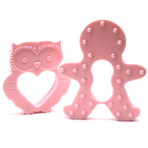 Búho mirando COLLAR COLGANTE silicona joyería para <span class=keywords><strong>mamá</strong></span> BPA libre al por mayor - Product Image 6