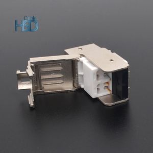 Mèo 7 <span class=keywords><strong>Keystone</strong></span> Jack Hcs Modularjack Cat7 Rj45 Kết Nối Mô-đun Được Bảo Vệ <span class=keywords><strong>Inline</strong></span> Modular <span class=keywords><strong>Keystone</strong></span> Jack Nữ Đến Nữ <span class=keywords><strong>Coupler</strong></span> - Product Image 4