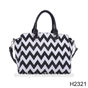 H2321 venta al por mayor de china al por mayor de las importaciones, damas raya bolso de mano - Product Image 1