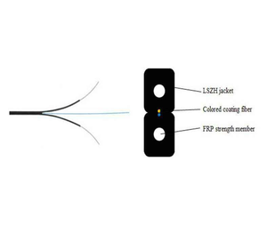 2 core fibra óptica gota cable para la Instalación aérea en <span class=keywords><strong>casas</strong></span> - Product Image 2
