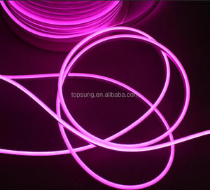 Bande lumineuse led au néon avec fil, 6x12mm, <span class=keywords><strong>220v</strong></span>, couleur rose, décoration pour mariage - Product Image 4