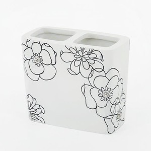 Jabonera de resina con diseño de flor de diamante hecha en Taiwán - Product Image 2