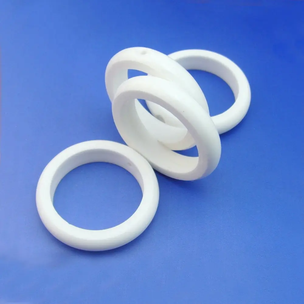 טבעת קרמיקה Zirconia הלבן תעשייתי עמיד