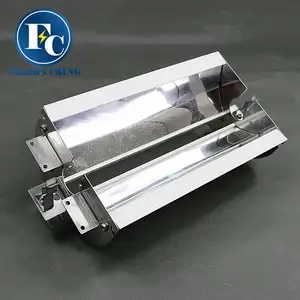 Aluminium Reflector Lampu Bayangan Sarung Reflector untuk UV Curing Lampu