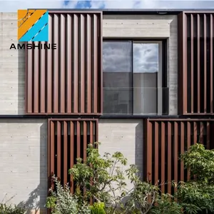 Aluminum vertical louver and jalousie as window and shutter door