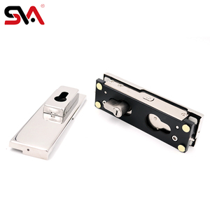 Kẹp Cửa Kính Bằng Thép Không Gỉ <span class=keywords><strong>Patch</strong></span> Lắp Khóa Cửa Kính Dưới Cùng Với Chìa Khóa - Product Image 5