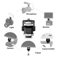 Tvvovgeet-mini support réglable pour caméra vidéo, pour appareil photo, led, trépied, microphone, smartphone, dslr, nouveau