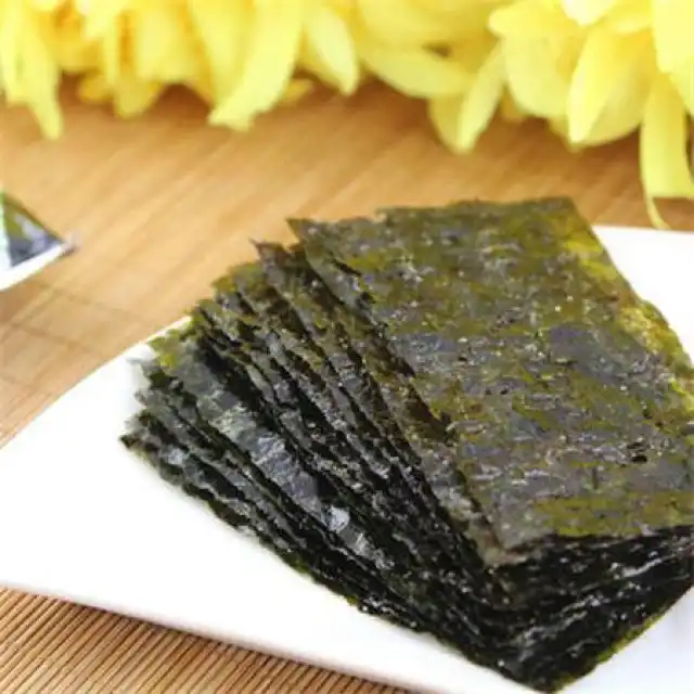 Snack de nori Nori asséché et rôti d'algues Nori pour la fabrication de  sushis - Chine Algues Nori séchées, Nori séchées