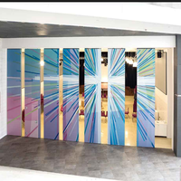 Cloison acoustique en MDF, cloison d'accordéon pour salle de classe, murs coulissants pliables, mur amovible, salle de bain extérieure, école