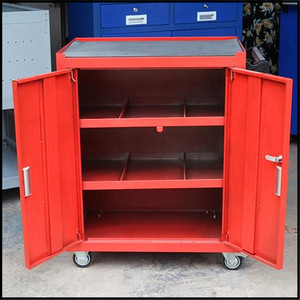 उपकरण ट्राली छाती कैबिनेट तीन परतों ऑटो मरम्मत टूलबॉक्स Multifunctional हाथ धक्का उपकरण कैबिनेट - Product Image 4