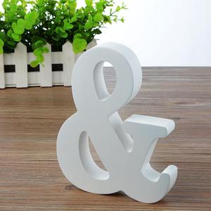 Lettres murales suspendues en <span class=keywords><strong>bois</strong></span> et lettres murales décoratives blanches pour la <span class=keywords><strong>chambre</strong></span> d'enfant, la <span class=keywords><strong>chambre</strong></span> de bébé, le nom du bébé et la décoration de la <span class=keywords><strong>chambre</strong></span> des filles - Product Image 3