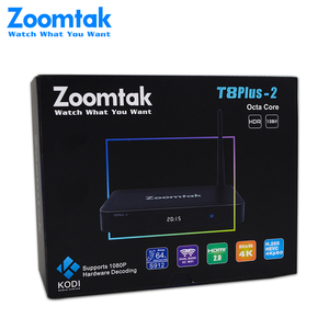 Zoomtak T8 Plus-2 H.265 hardware 4 K banda dual WiFi TV Internet decodificador - Product Image 6