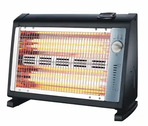 1600W Portable Freestand Radiant Quartz Heater With Fan Humidifier Winter Warmth Space Room Heater