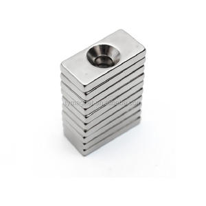 חזק בלוק Neodymium מגנט עם חורי Countersunk - Product Image 6
