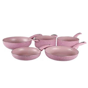 Home Kitchen Cooking Modern Design <strong>Nonstick</strong> CookWare Set Combination Best <strong>Saucepans</strong> for Induction Hobs - Product Image 1