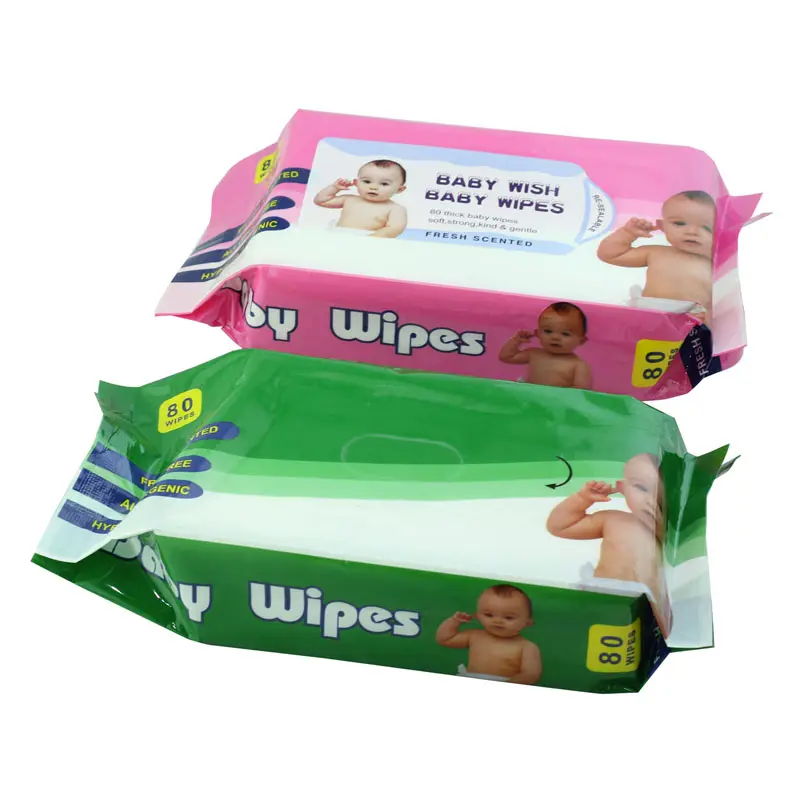 Custom Private Label Compostable Non Alcoholic Individually Packed Small Packet Europe Baby Wet Wipes