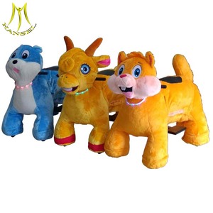 Hansekl Animaux électriques à quatre roues et scooter électrique poney avec pédale, jeux de karting pour enfants et adultes - Product Image 3