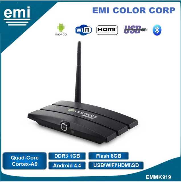 Smart TV Box MK919 with Quad Core S805 Android OS TV BOX & 2.0 MP Camera