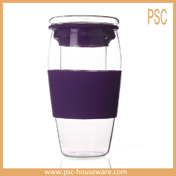 Coloré À La Main En Verre Boule À Thé Tasse Starbucks Tumbler