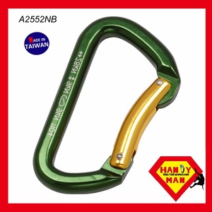 Mosquetón de Escalada en Forma de D con Cierre de Seguridad de 28KN - Product Image 3