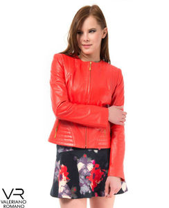 Chaqueta de Cuero Vacuno Valeriano Romano de Primera Calidad, Nueva Marca de Prendas de Cuero de Turquía, Modelo VRW0087 - Product Image 1