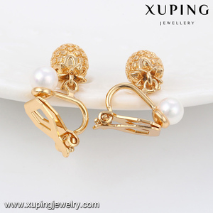 91842 più nuovi monili di modo semplice placcato oro sea orecchino di <span class=keywords><strong>perla</strong></span> ananas <span class=keywords><strong>orecchini</strong></span> di <span class=keywords><strong>clip</strong></span> - Product Image 4