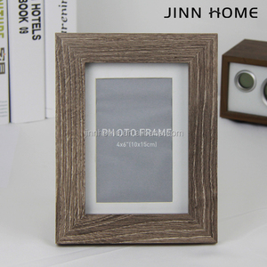 Jinnhome thân thiện với môi nghệ thuật cổ điển khung đơn giản MDF vui <span class=keywords><strong>funia</strong></span> gỗ khung ảnh 6x8 "tùy chỉnh thăng hoa thủy tinh nhà cao - Product Image 2