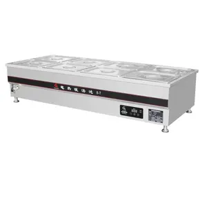 High Quality Intelligent Temperature Control Electric Bain Marie Food Warmer Counter