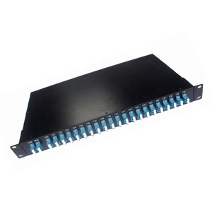 1U Châssis Rack Mount Gaussian Athermal AWG WDM Module100G DWDM 40CH Passive Mux Demux 100Ghz 40 Canaux - Product Image 3